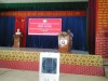 Đồng chí Nguyễn Văn Đông - Huyện ủy viên -Phó Chủ tịch UBMTTQ Việt Nam huyện tập huấn tại Hội nghị