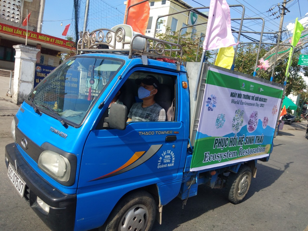Thị trấn Hà Lam: Ra quân tuyên truyền ngày Môi trường thế giới