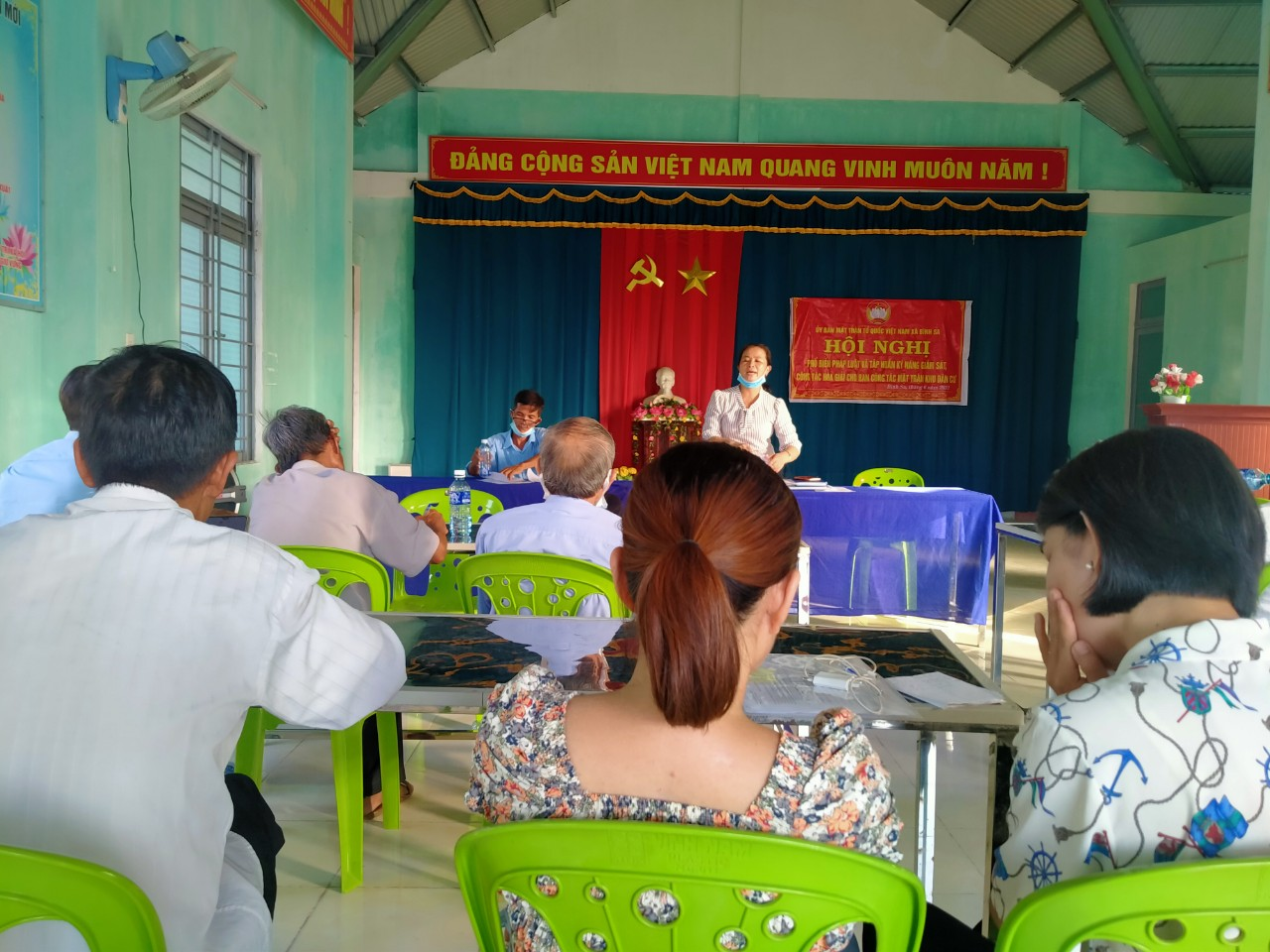 Quang cảnh hội nghị tập huấn và tuyên truyền pháp luật