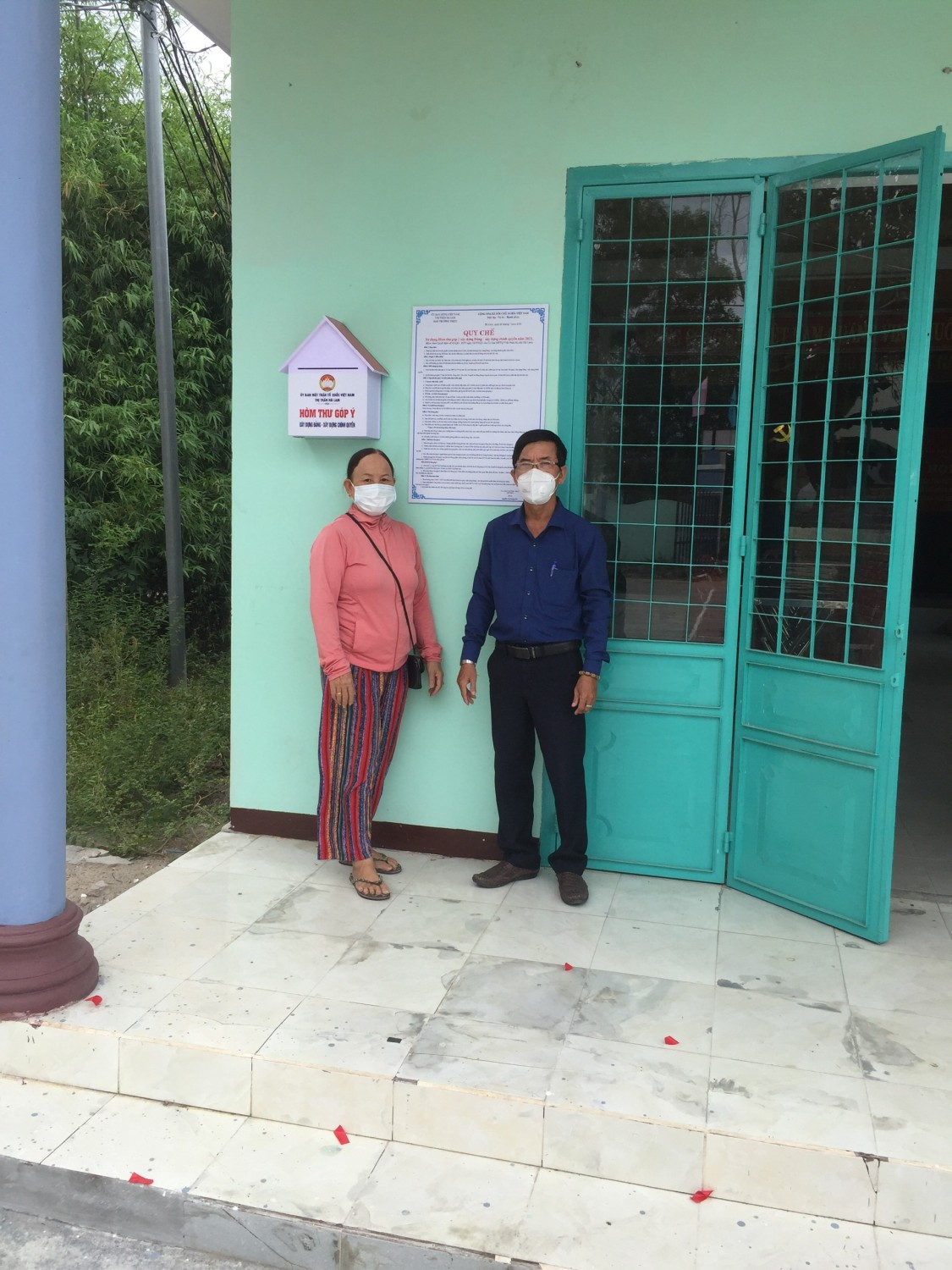 Thị trấn Hà Lam: Lắp đặt hòm thư góp ý tại 09 nhà văn hóa Khu phố