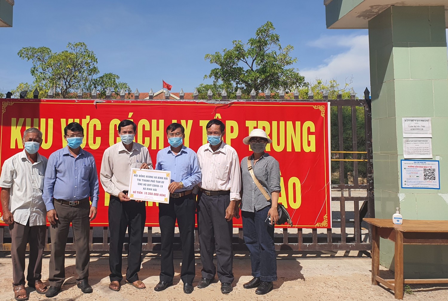 BÌNH HẢI: CHUNG TAY PHÒNG, CHỐNG DỊCH BỆNH COVID-19