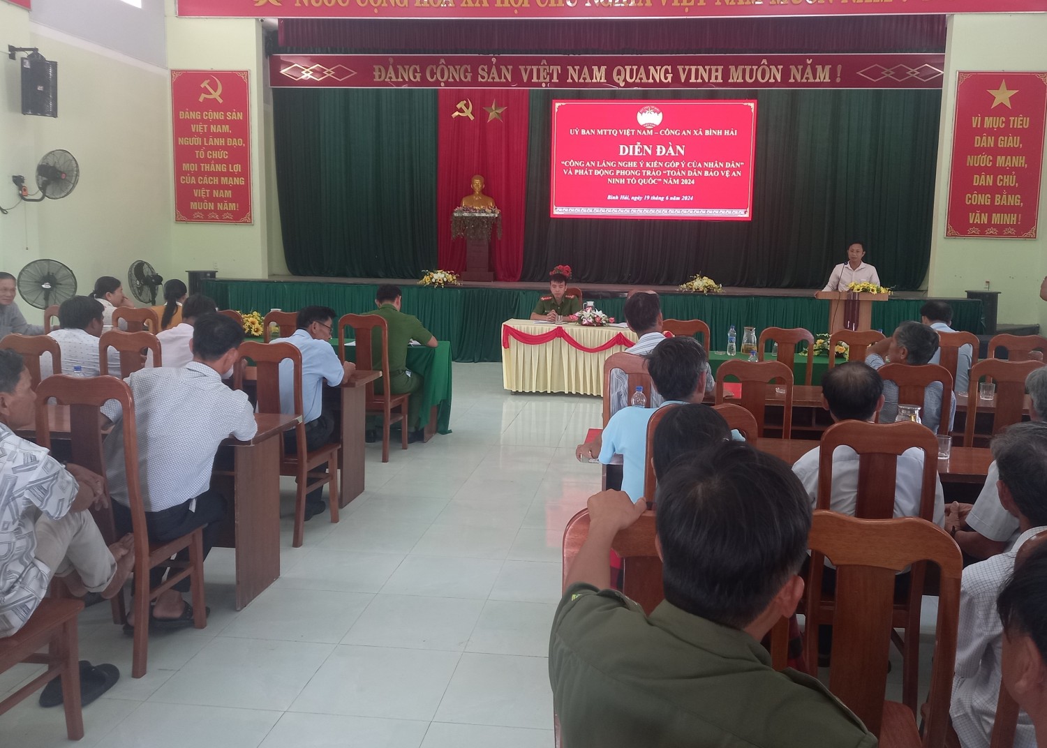 Đ/c Nguyễn Văn Châu: Bí thư Đảng ủy - Phát biểu chỉ đạo