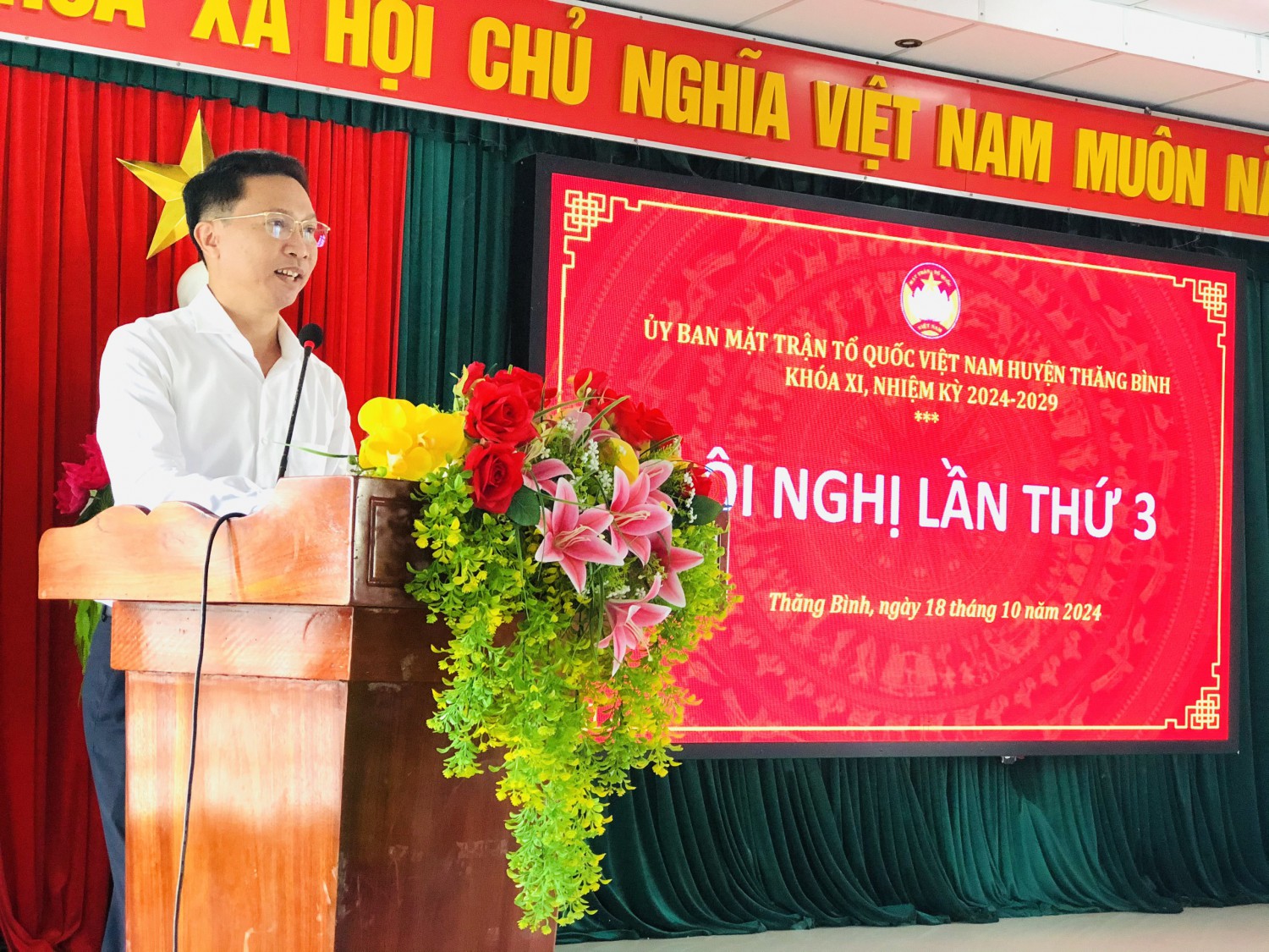 Ông Nguyễn Thanh Phong phát biểu khai mạc hội nghị